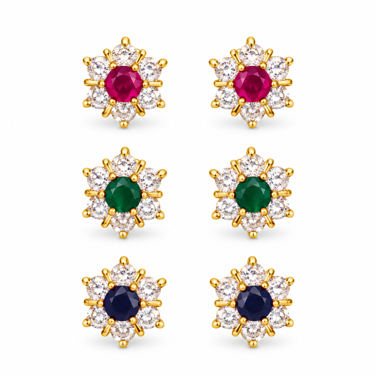 Aretes flor