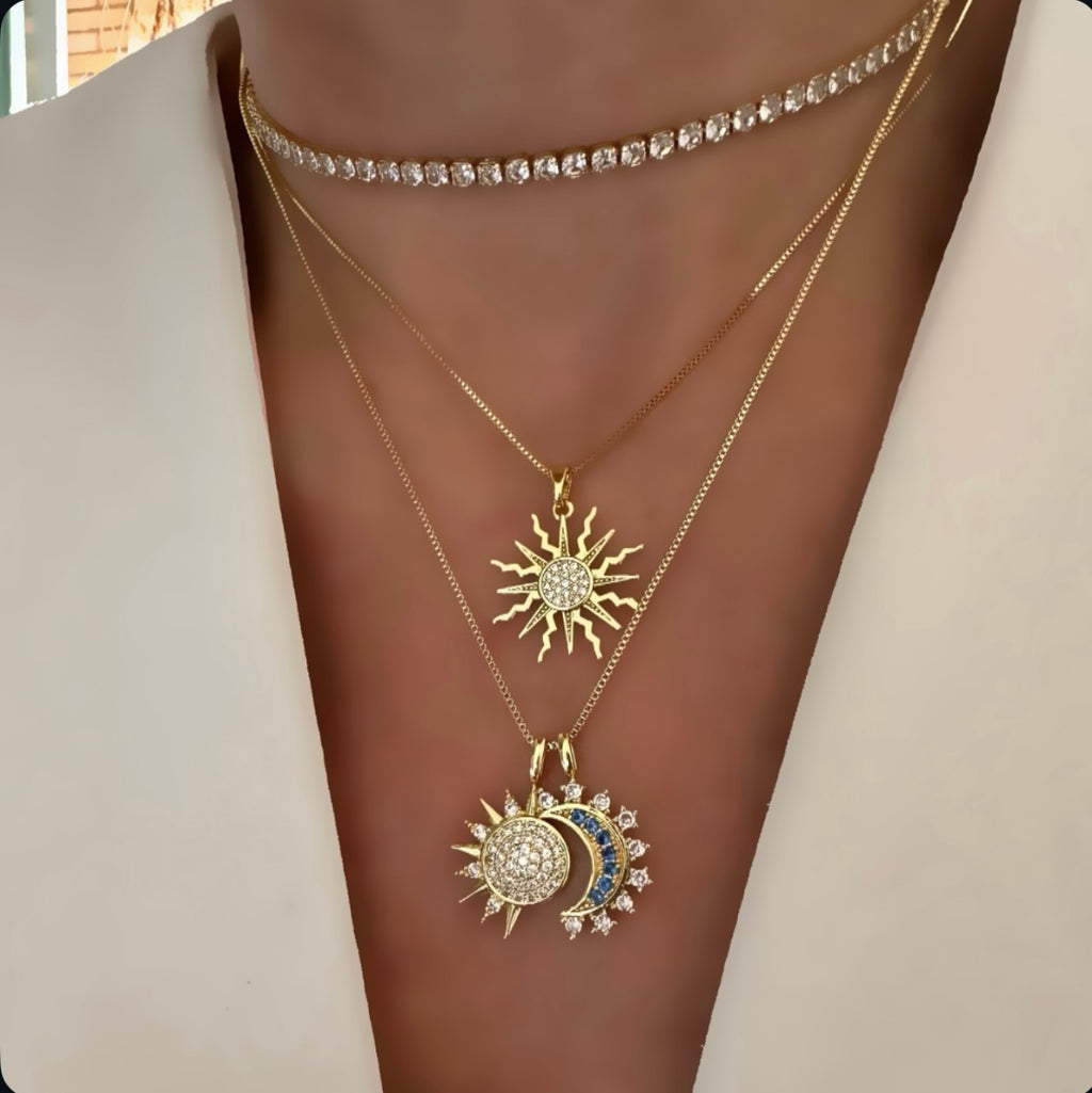 Choker o cadena Sun o Sun & Moon