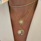 Choker o cadena Sun o Sun & Moon