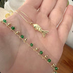 Choker Emerald o cadena Fish mini