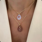 Cadena ópalo o cuarzo fresa