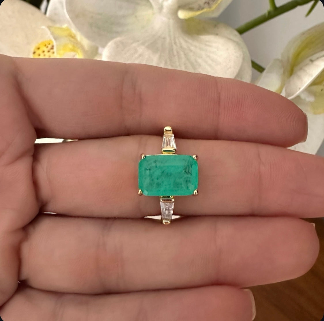 Anillo sq Emerald m