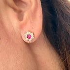 Aretes flor