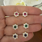 Aretes flor