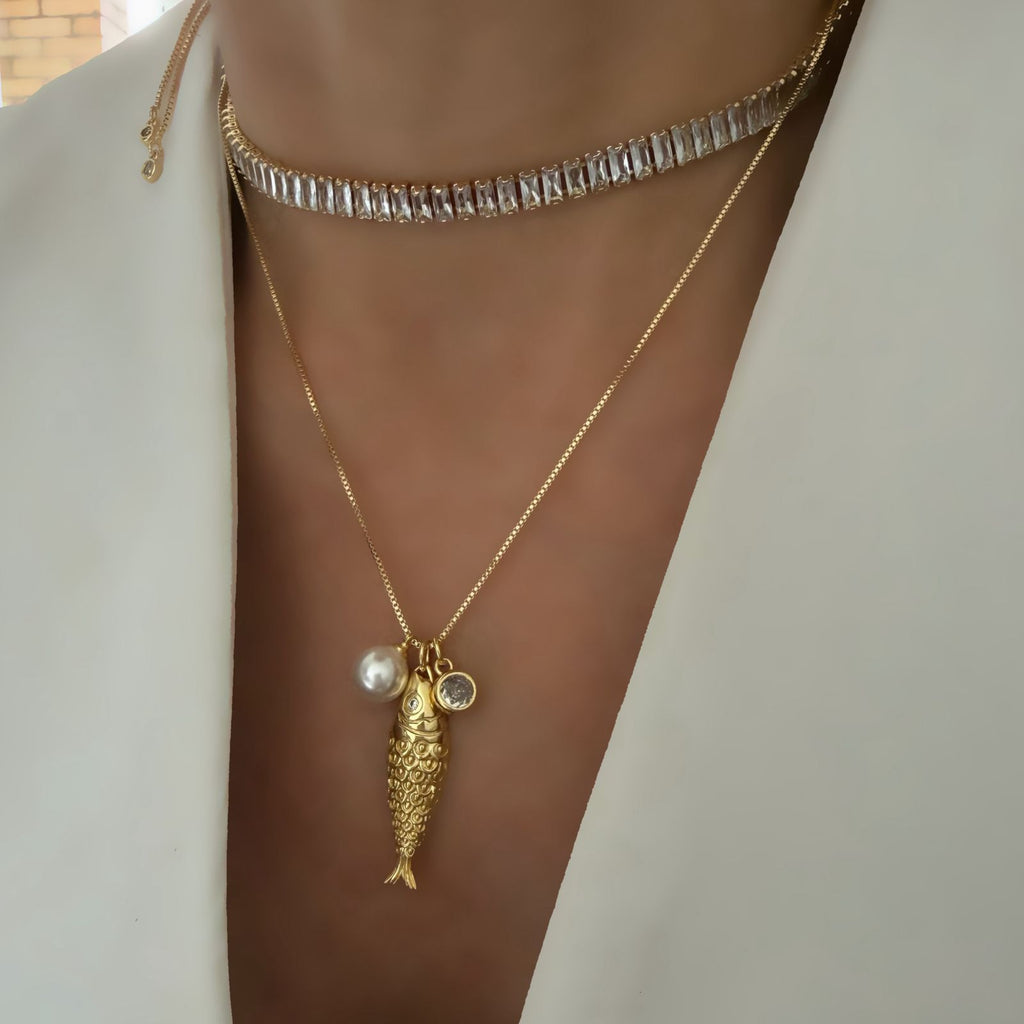 Choker o cadena Fish