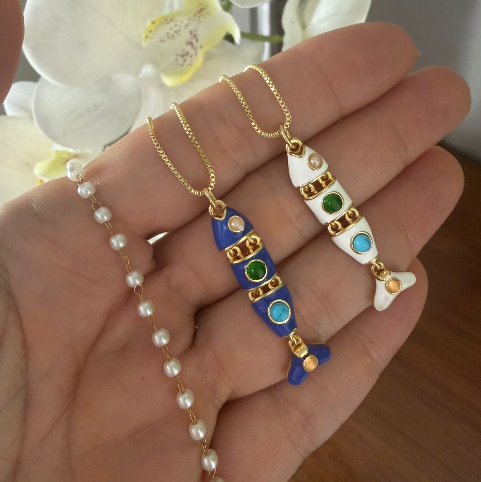 Choker o cadenas Fish