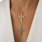 Cadena Cross blanco o verde