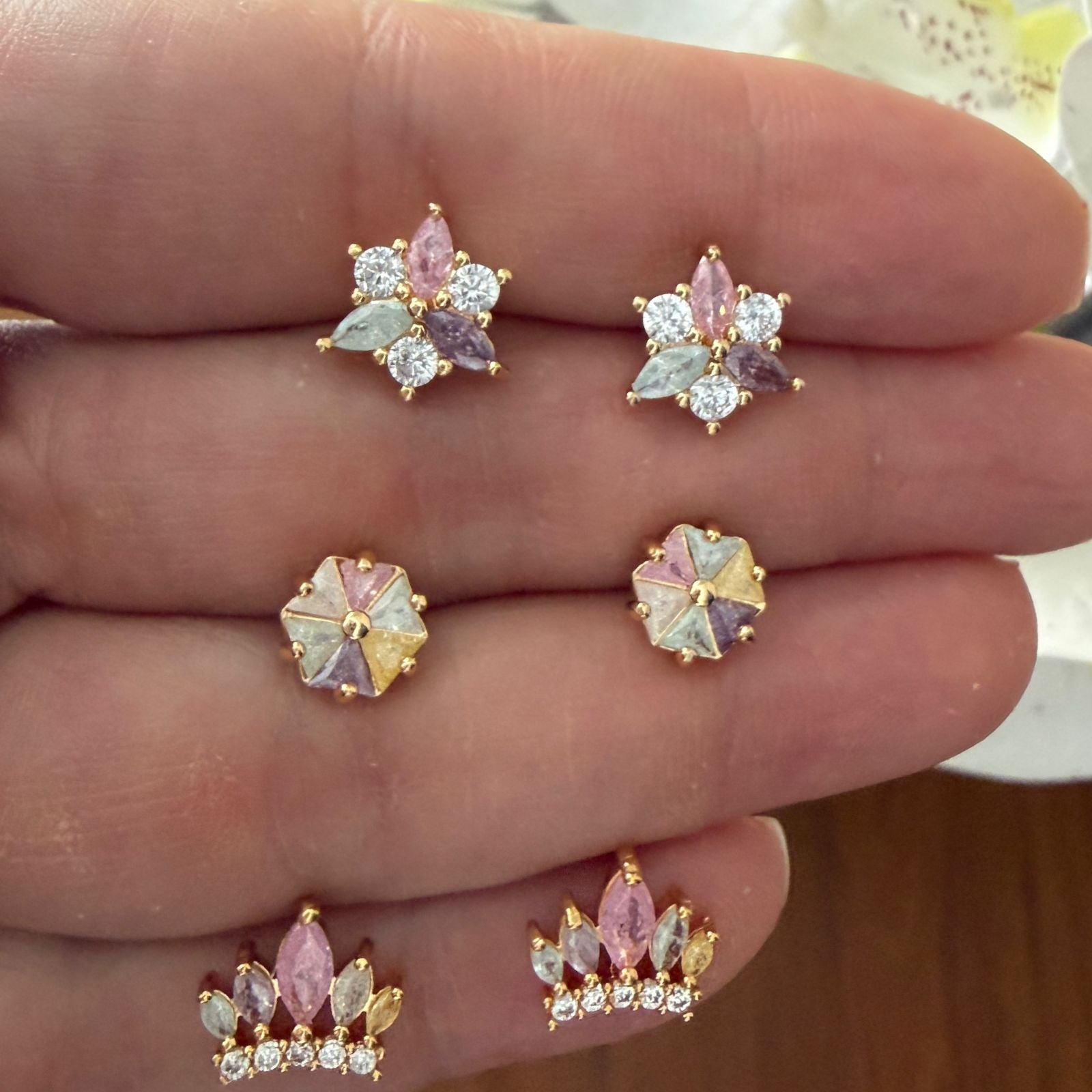 Aretes Pastel