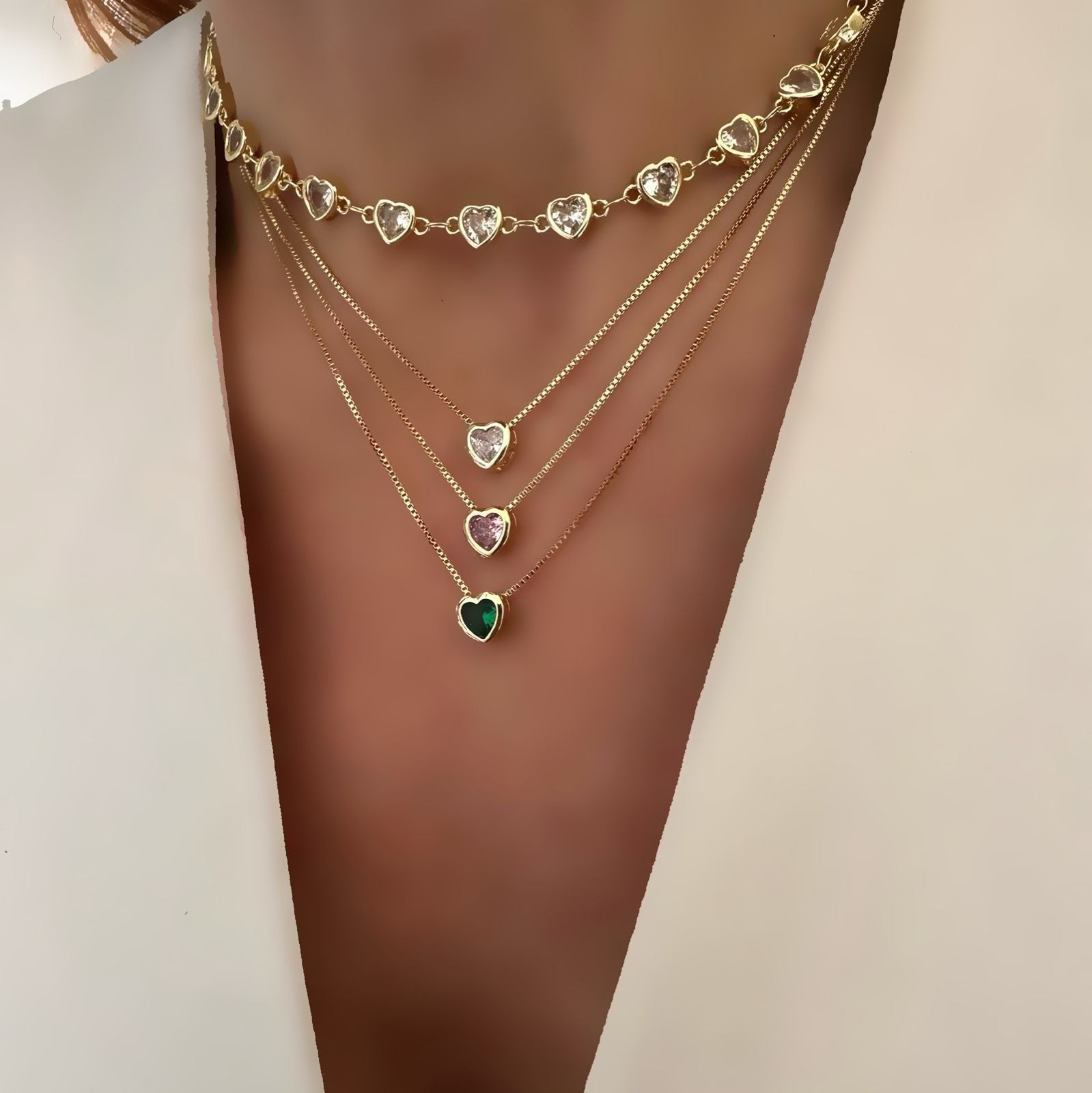 Choker heart o cadenas heart