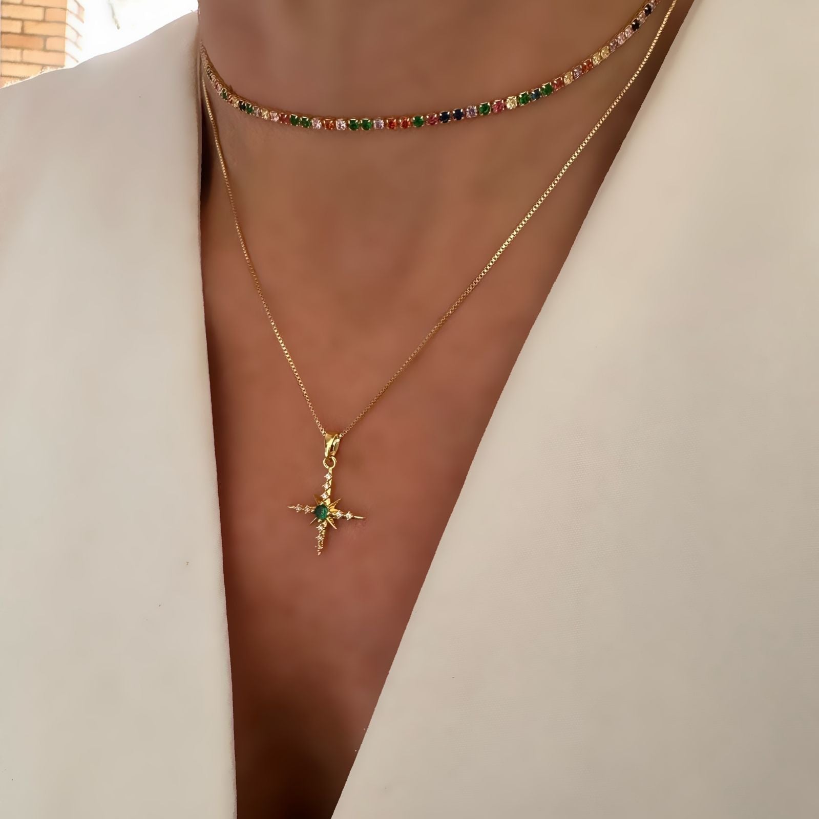Choker colors o Cadena star
