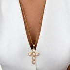 cadena cross big pearl