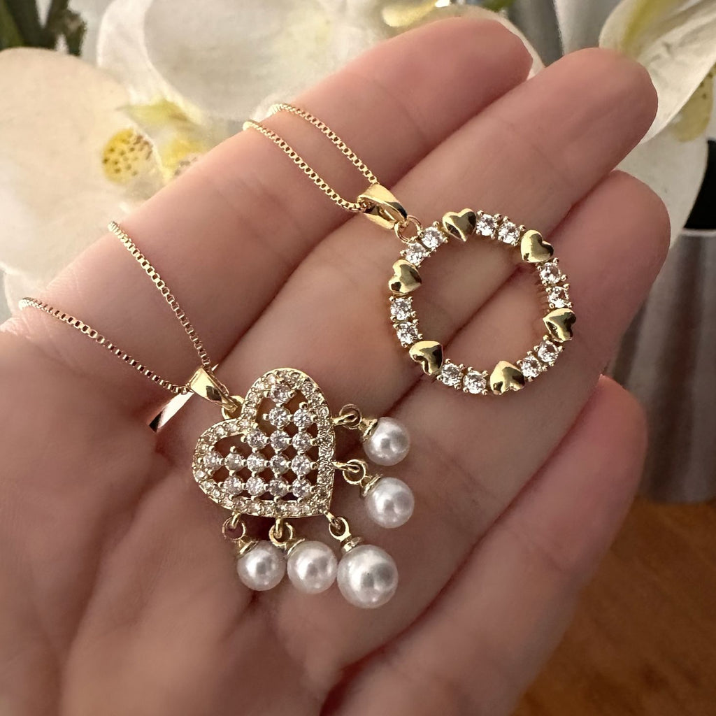 Cadenas oval o circle o heart