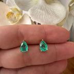 Aretes Shapes Emerald lab mini
