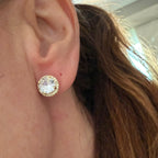 Aretes cz circle