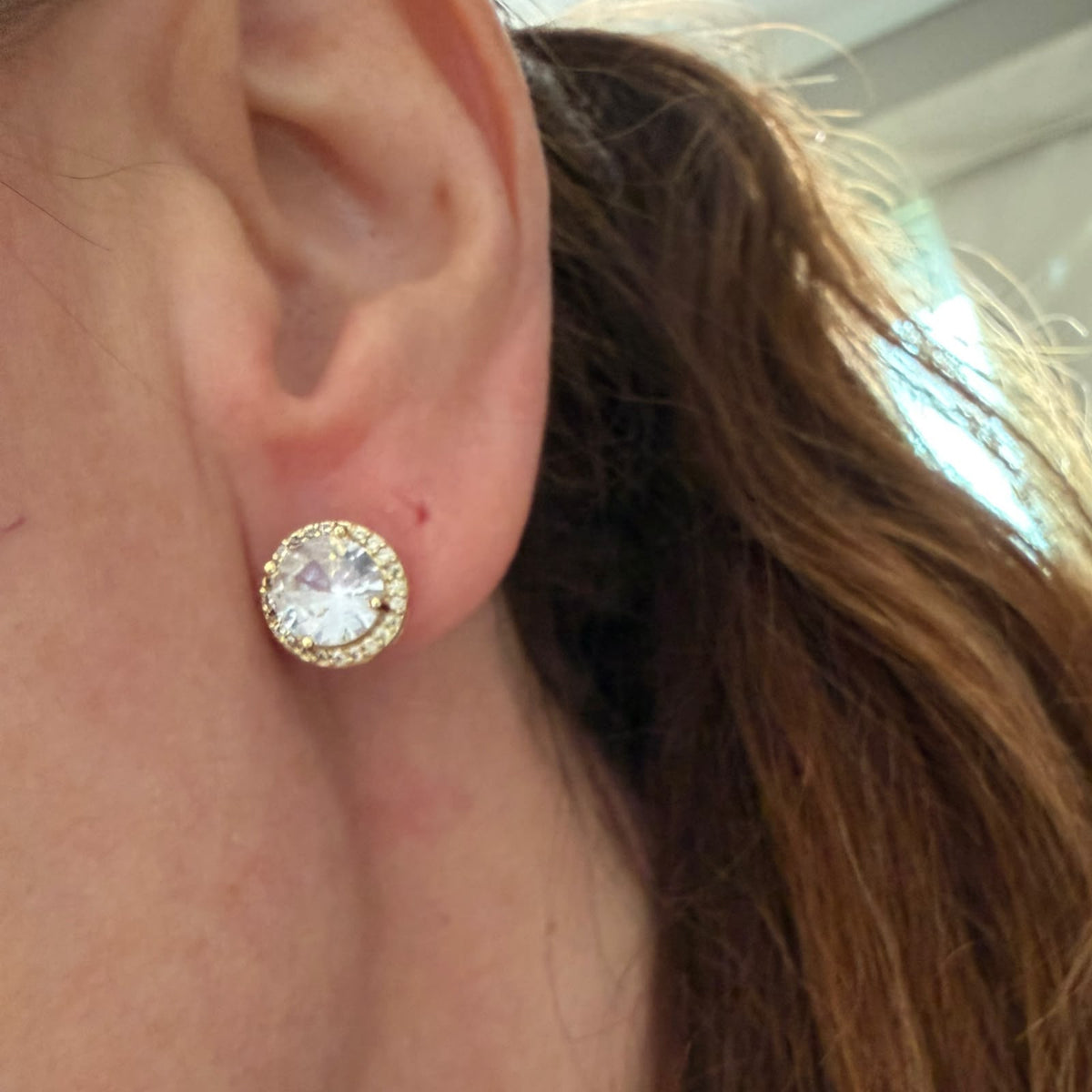 Aretes cz circle