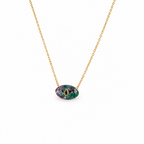 Cadena Zoisita Evil Eye