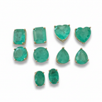 Aretes Shapes Emerald lab 1.2 cm