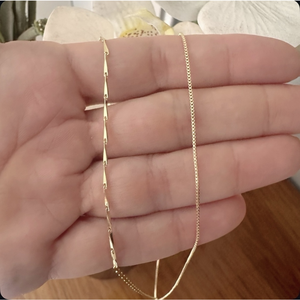 Cadena afrodita Emerald lab oval o square