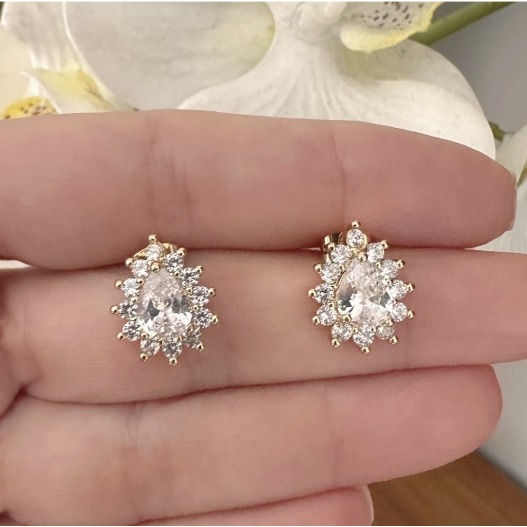 Aretes gotas cz