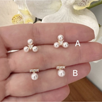 Aretes pearl mini a o b