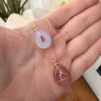 Cadena ópalo o cuarzo fresa