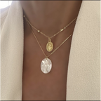 Choker o cadena Virgen Milagrosa o Virgen de Guadalupe