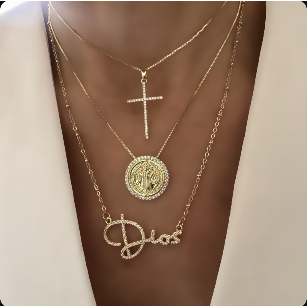 Cadena San Benito o cross o Dios