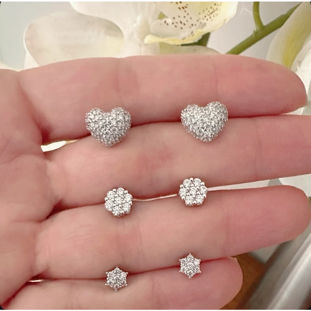 Aretes silver a o b o c