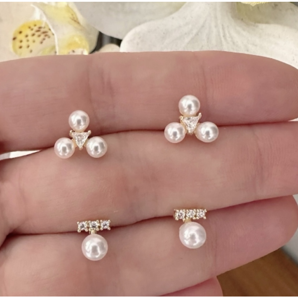 Aretes pearl mini a o b