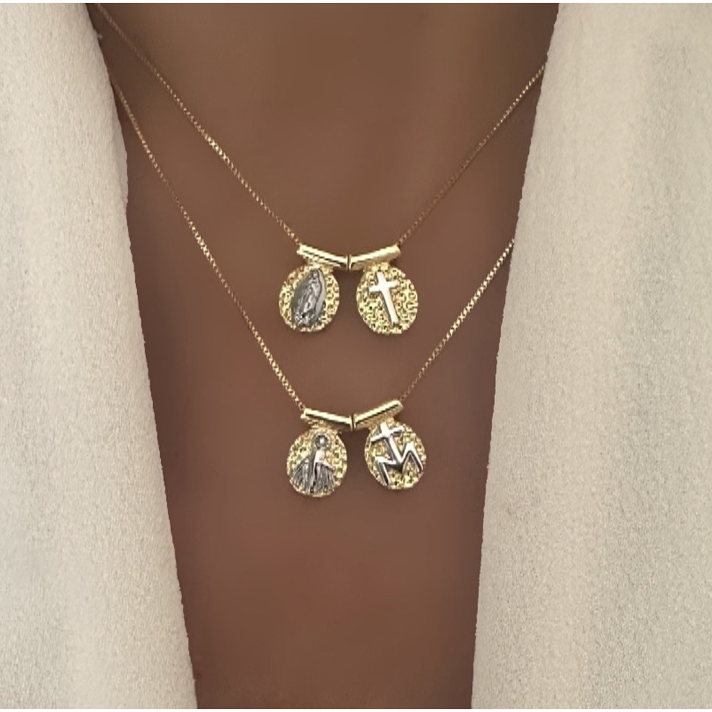 Escapulario mini Vigen de Guadalupe o Virgen Milagrosa