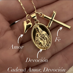 Cadena amor, devocion y fe con la Virgen del Carmen