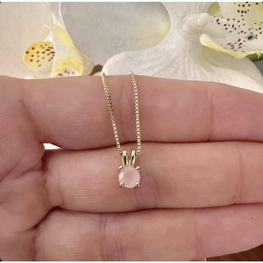 CADENA CZ WHITE O LILA O EMERALD O PINK O BLACK