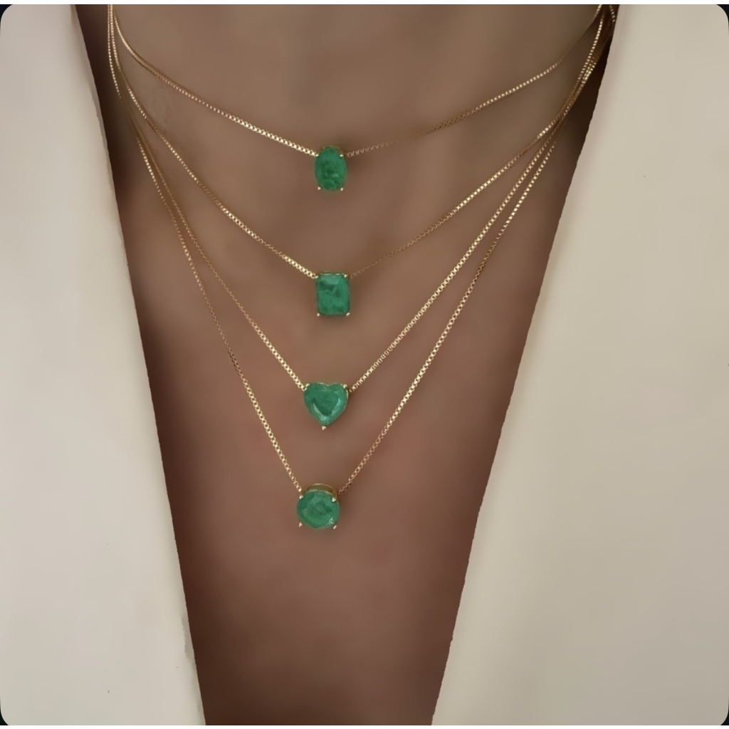 Cadenas Shapes Emerald lab mini