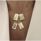 Escapulario Virgen Milagrosa o Virgen de Guadalupe o San Benito