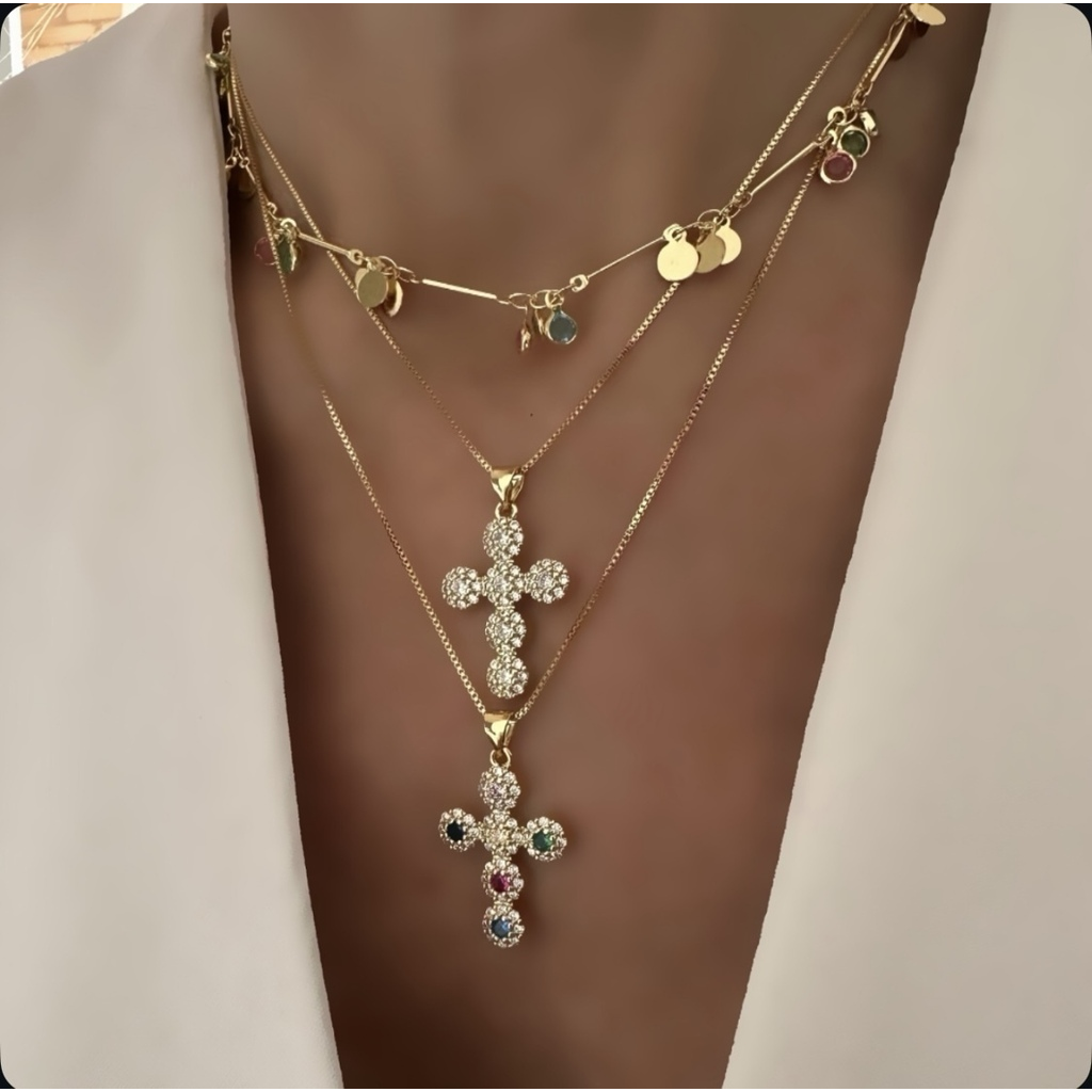 Choker colors o cross white o colors