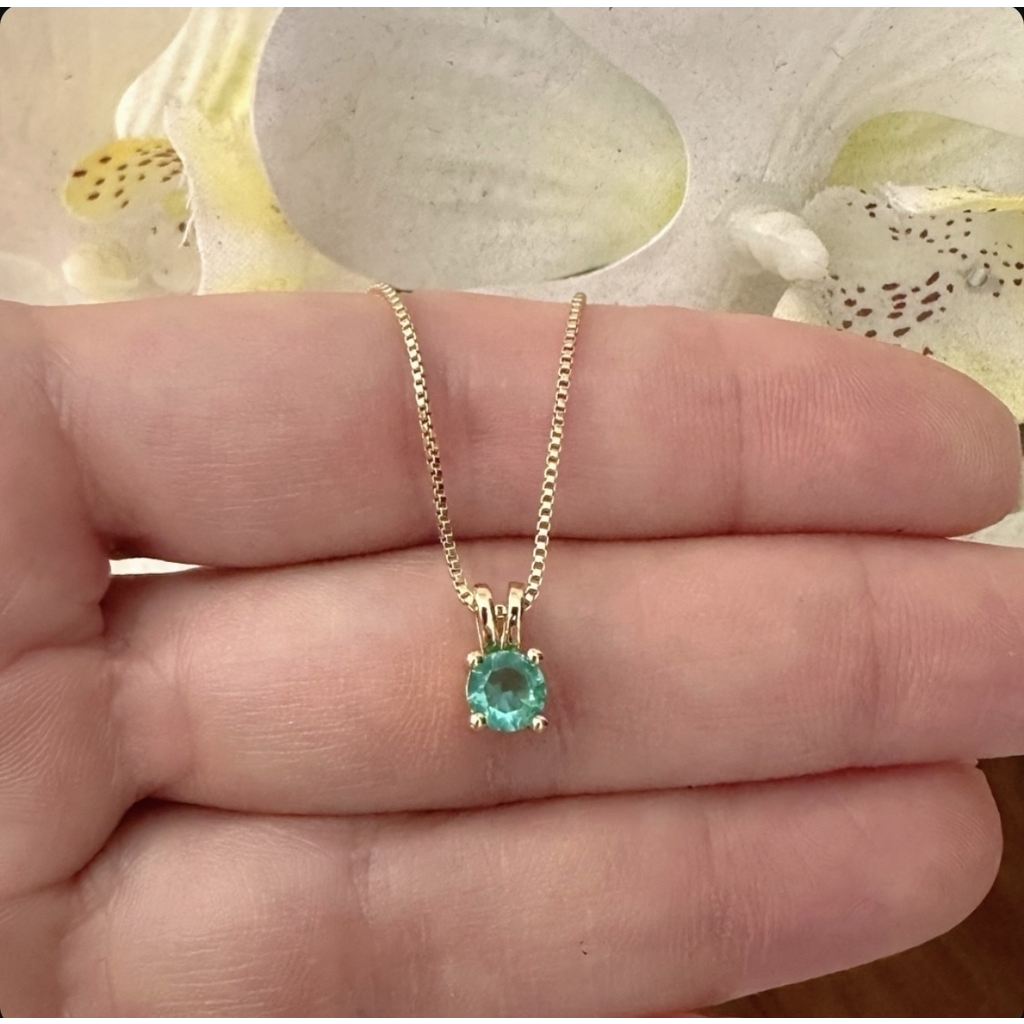 CADENA CZ WHITE O LILA O EMERALD O PINK O BLACK