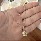 Choker o cadena Virgen Milagrosa o Virgen de Guadalupe