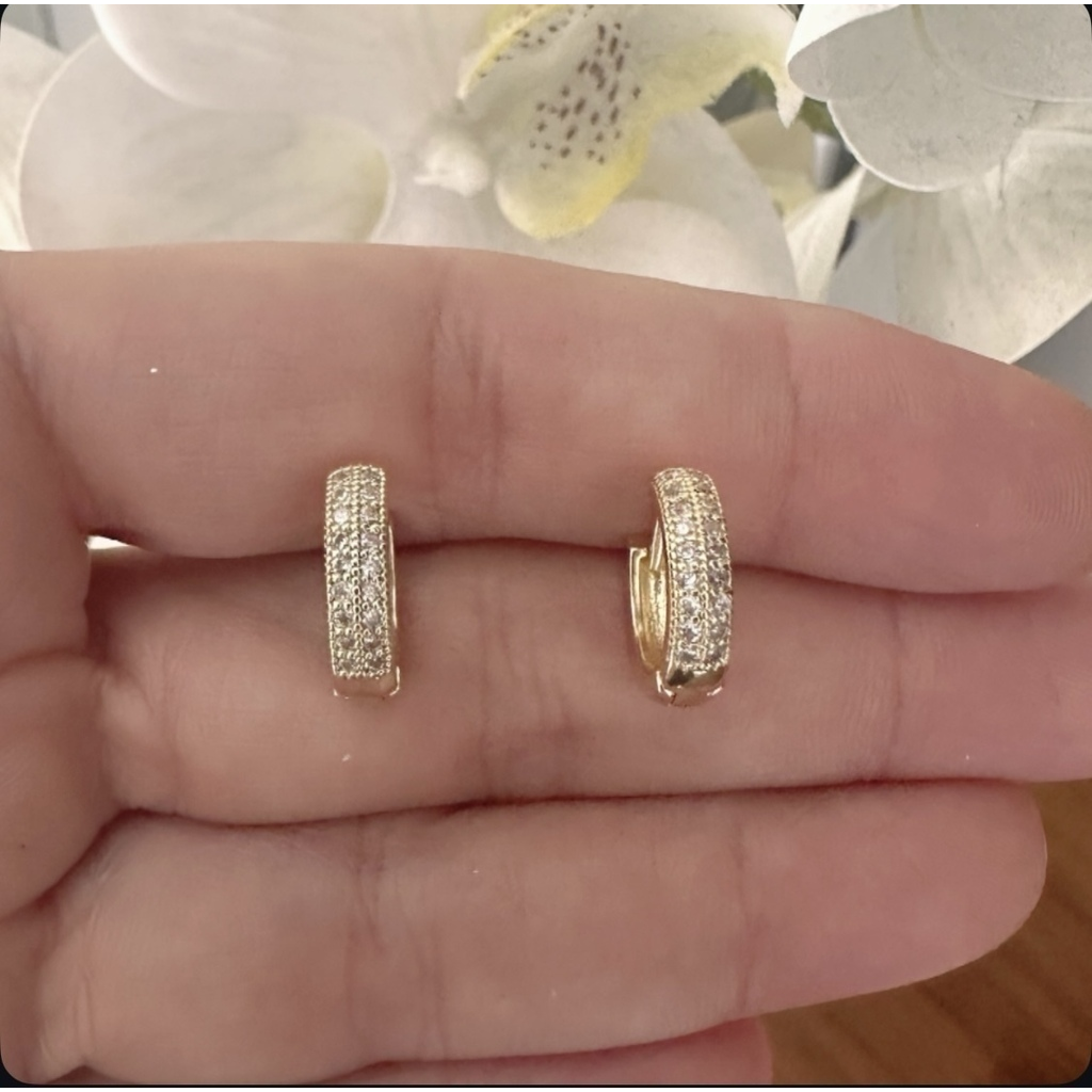 Candongas mini Gold cz