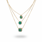 Cadenas Shapes cz Emerald lab