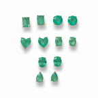 Aretes Shapes Emerald lab mini 0.8 mm